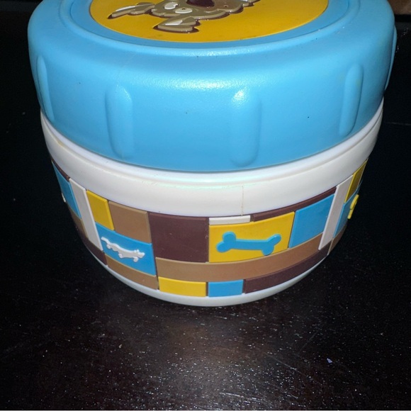 VINTAGE EXTREMELY RARE THERMOS HANNA BARBERA SCOOBY DOO BLUE YELLOW HARD TO FIND - Picture 5 of 13